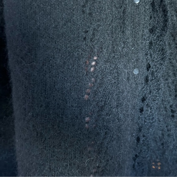 Sezane Angie Black Cardigan Sweater - Picture 4 of 13